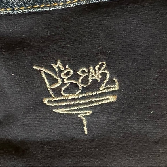 Vintage Platinum Gear Jean Jacket Mens 3XL Denim Y2K Hip Hop Embroidered - Picture 8 of 12